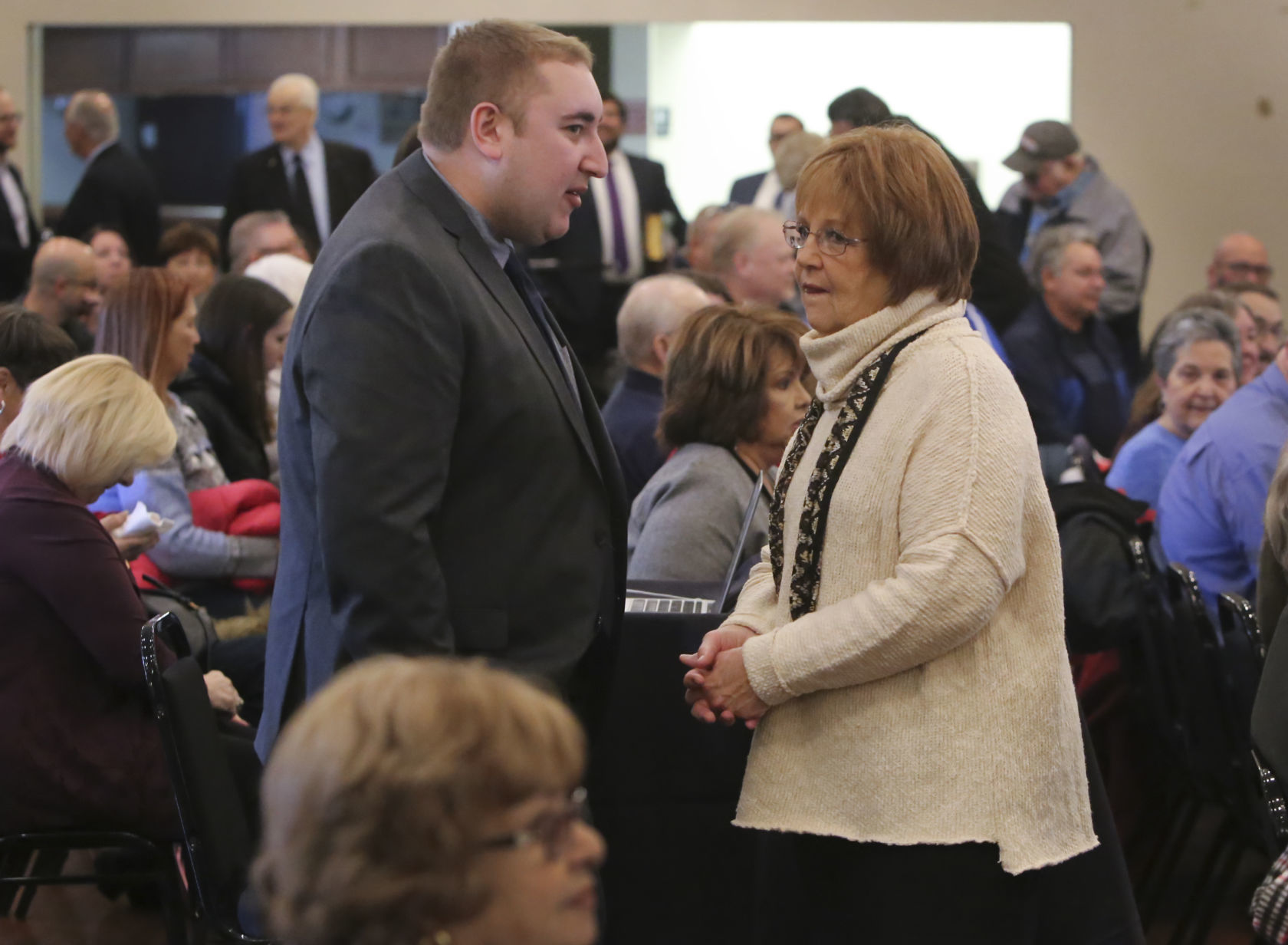 Sue Lynch, new Portage Mayor sworn into office